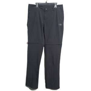 North Face Women's Black Paramount Convertible Mid-Rise Pant Size 8L